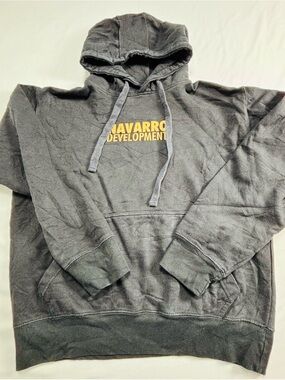 Black Hoodie - Men's Pullover Sweatshirt M534
